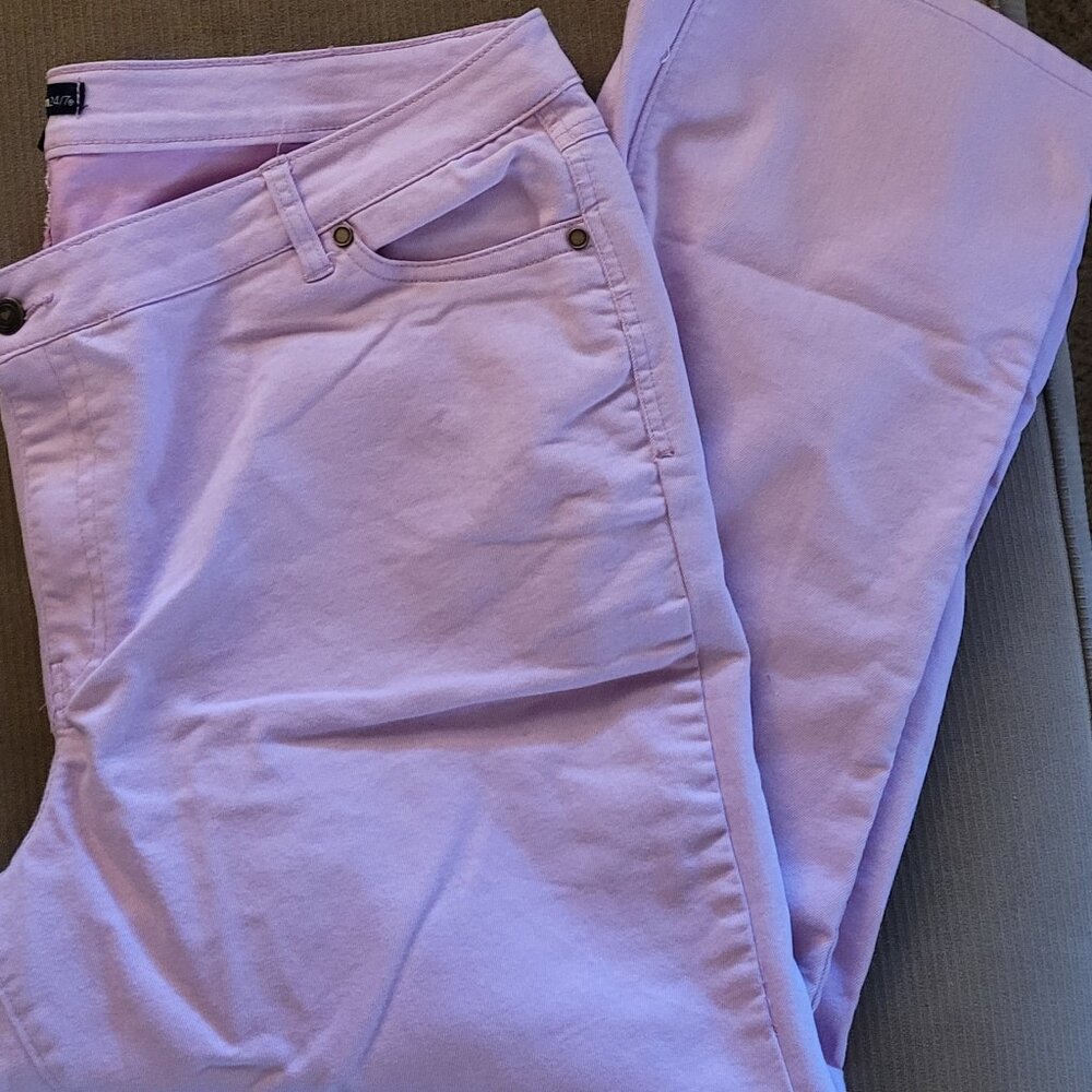 Plus Sized Pink Jeans